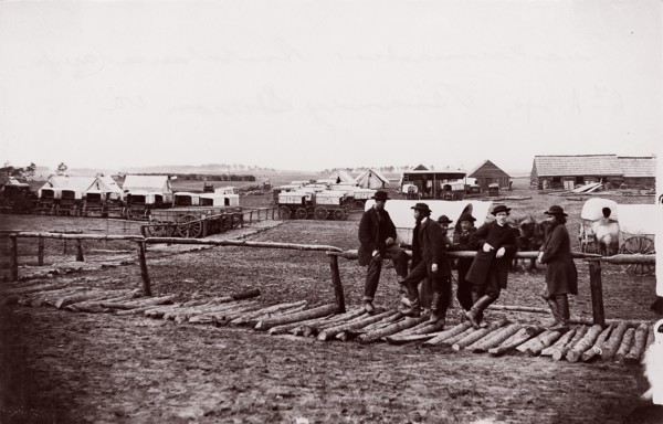 Fort Ellsworth, Alexandria, Virginia, 1861-65.  Formerly attributed to Mathew B. Brady.