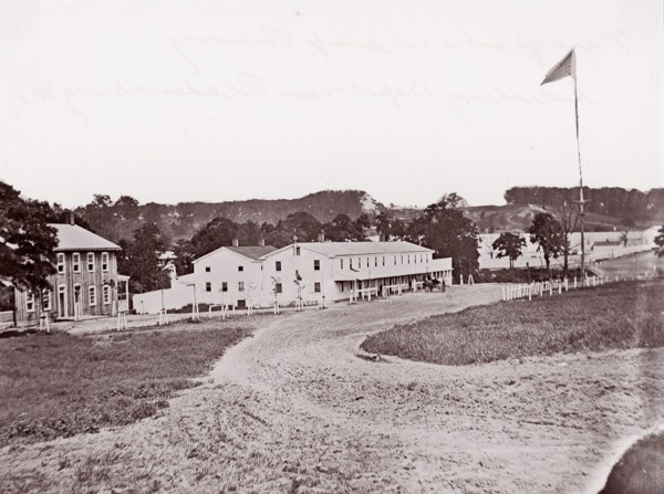 Camp Barry near Bladensberg, Maryland. Artillery Depot, 1861-65. Formerly attributed to Mathew B. Brady.