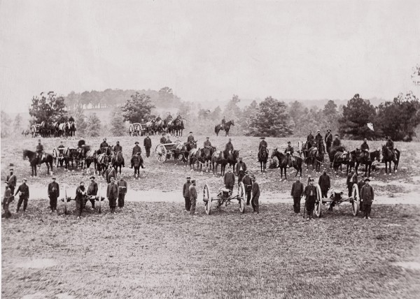Pennsylvania Light Artillery, Keystone Battery, 1861-65. Formerly attributed to Mathew B. Brady.