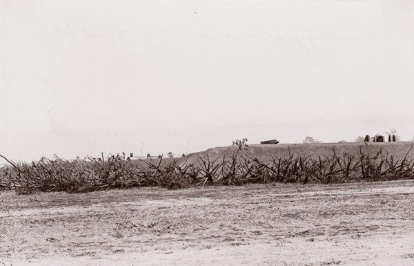 Fortifications at City Point, 1861-65. Formerly attributed to Mathew B. Brady.