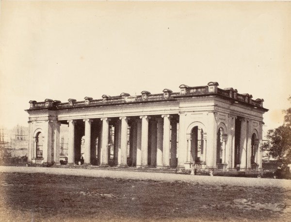 Prinsep's Ghat, Calcutta, 1850s.