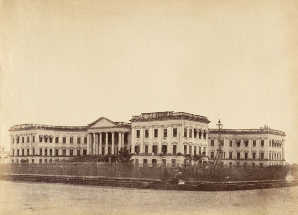 Grand Entrance to the Government House, Calcutta, 1850s.