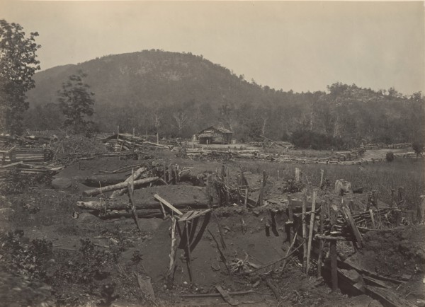 The Front of Kenesaw Mountain, Georgia, 1860s.