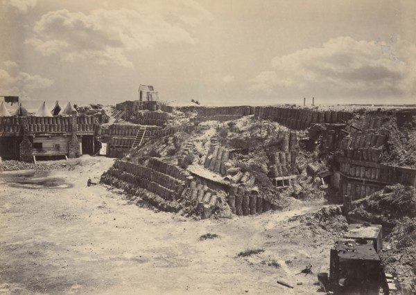 Interior View of Fort Sumpter, 1860s.