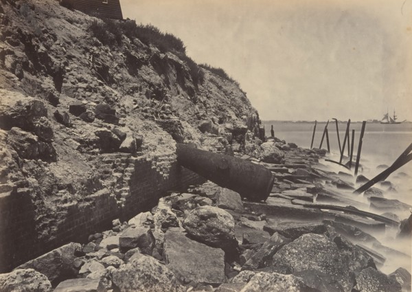 Exterior View of Fort Sumpter, 1860s.