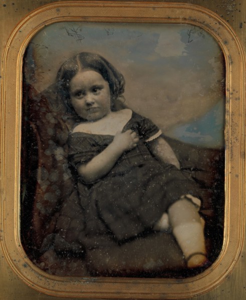 Augusta Hawes at Four Years Old, 1850s.