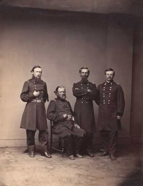 General William Ward and Staff, ca. 1861.