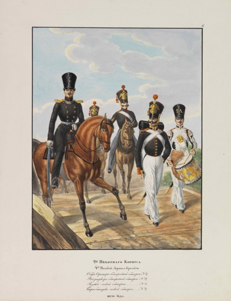 2nd Infantry Division of the Imperial Russian Army, 1837-1839. Creator: Belousov, Lev Alexandrovich (1806-1864).