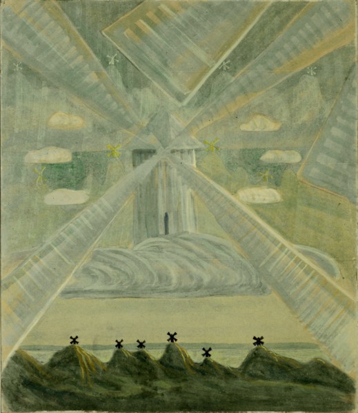Andante (Sonata II), 1907. Creator: Ciurlionis, Mikalojus Konstantinas (1875-1911).