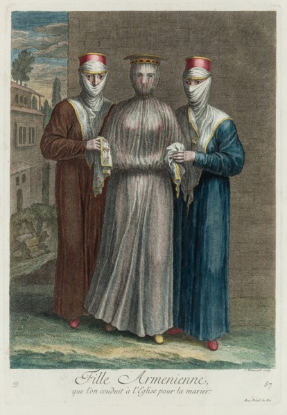 Armenian bride before the wedding, 1714. Creator: Haussard, Jean-Baptiste (1679/80-1749).
