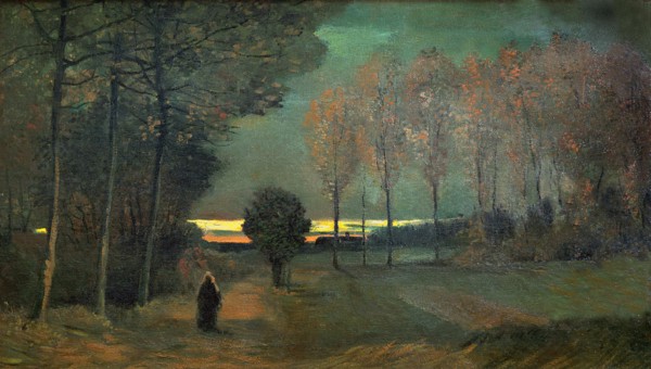 Autumn landscape in the evening, 1884. Creator: Gogh, Vincent, van (1853-1890).