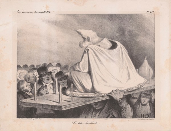 Caricature of Louis Philippe I (1773-1850), King of the French, 1834. Creator: Daumier, Honoré (1808-1879).