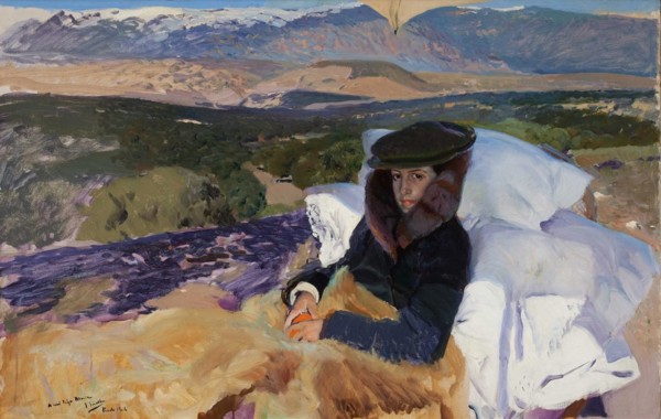 Convalescent Maria in El Pardo, 1906. Creator: Sorolla y Bastida, Joaquín (1863-1923).