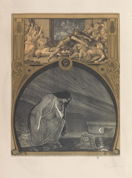 Der Ring des Nibelungen, 1914. Creator: Stassen, Franz (1869-1949).
