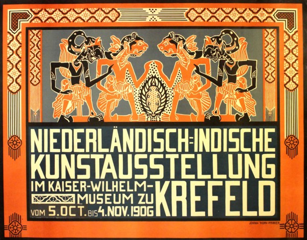 Dutch East Indies Art Exhibition in Krefeld, 1906. Creator: Thorn Prikker, Johan (1868-1932).