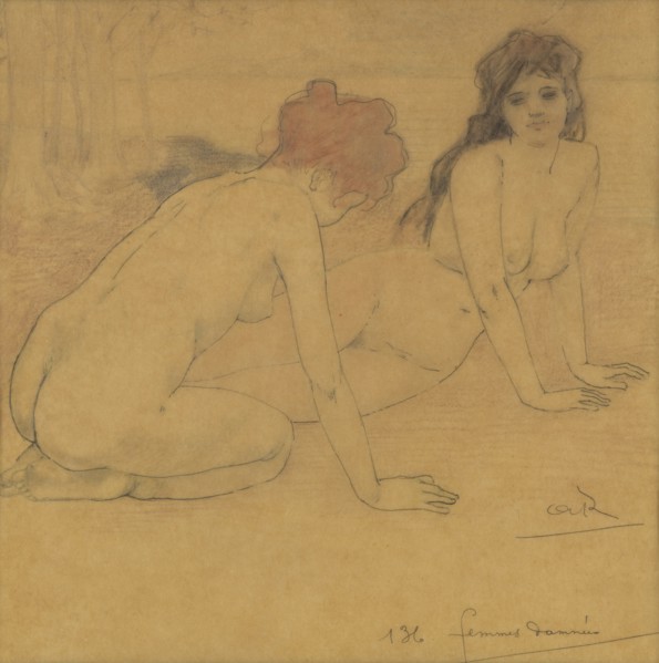 Femmes damnées (Damned Women), 1899. Creator: Rassenfosse, Armand (1862-1934).