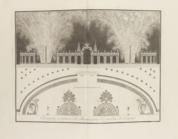 Festival On the occasion of the marriage of Ferdinand, Duke of Parma to the Archduchess..., 1769. Creator: Bodoni, Giambattista (1740-1813).