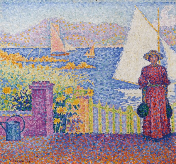 Gate (Saint-Tropez). Creator: Signac, Paul (1863-1935).