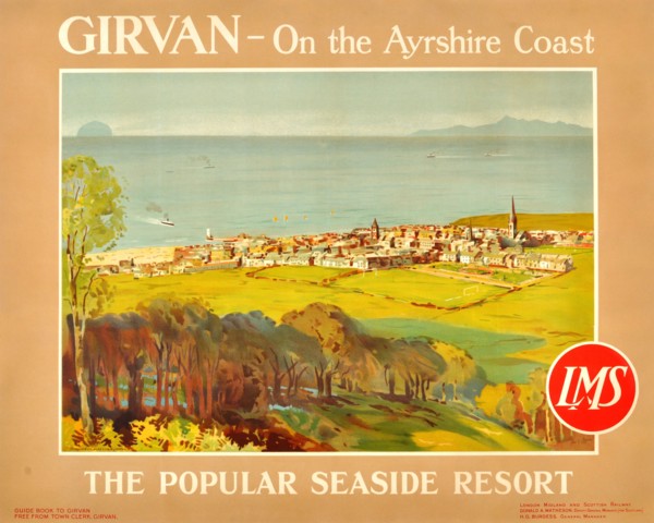 Girvan - On the Ayrshire Coast. The Popular Seaside Resort, 1920s. Creator: Sloane, James Fullarton (1866-1947).