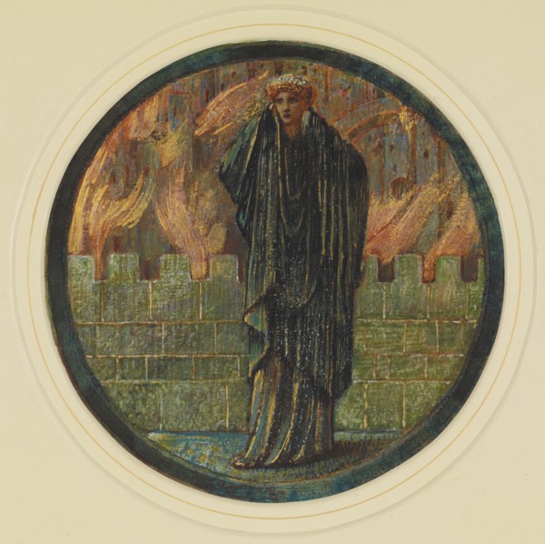 Helen's Tears. (The Flower Book), 1882-1898. Creator: Burne-Jones, Sir Edward Coley (1833-1898).