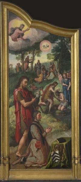 Jan van der Biest Triptych (left panel). Creator: Aertsen, Pieter (1508-1575).
