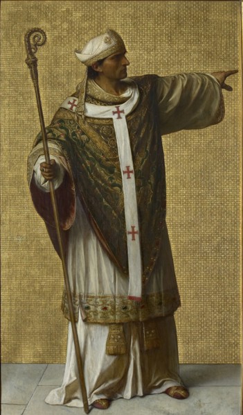 Notker of Liège, 1872-1877. Creator: Gallait, Louis Joseph (1810-1877).