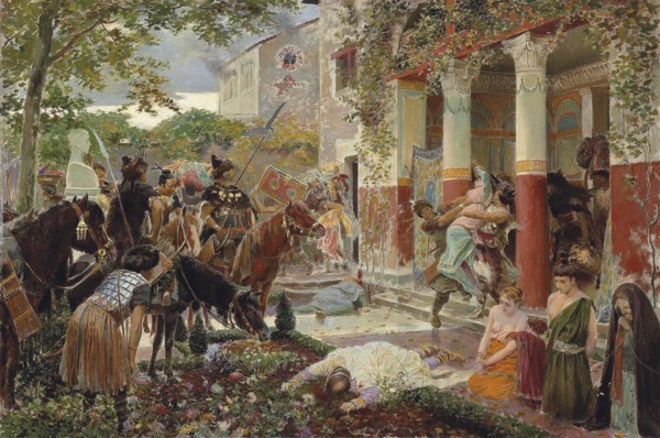 Onslaught of the Tartars. Creator: Rochegrosse, Georges Antoine (1859-1938).