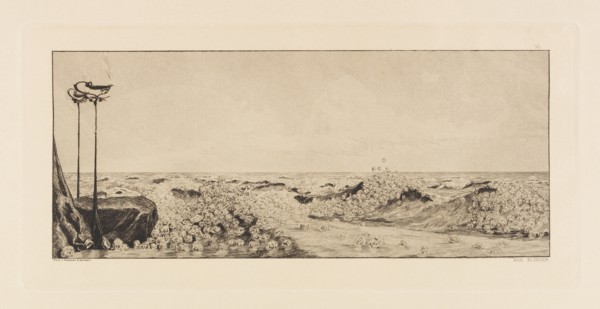 Opus VI, from Paraphrase on the Finding of a Glove, 1881. Creator: Klinger, Max (1857-1920).