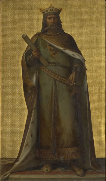 Philip I of Alsace, 1872-1877. Creator: Gallait, Louis Joseph (1810-1877).