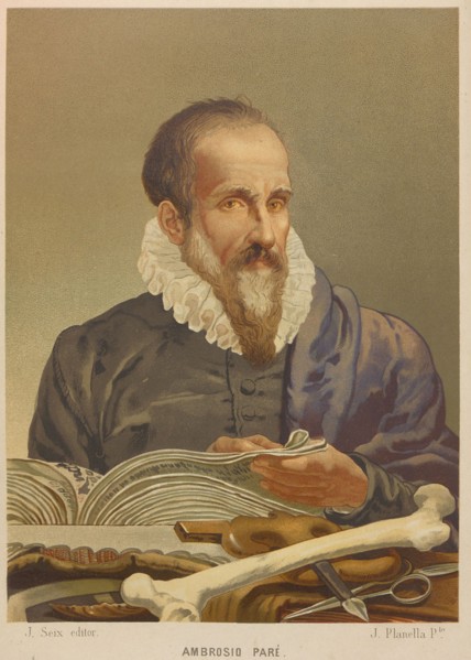Portrait of Ambroise Paré, 1879. Creator: Planella y Rodríguez, Juan (1849-1910).