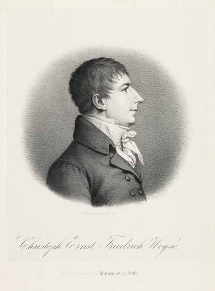 Portrait of the Composer Christoph Ernst Friedrich Weyse (1774-1842). Creator: Baerentzen, Emilius Ditlev (1799-1868).