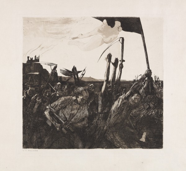 Revolt, 1899. Creator: Kollwitz, Käthe (1867-1945).