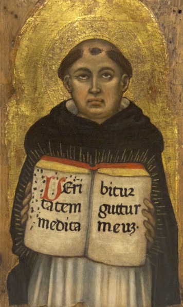 Saint Thomas Aquinas, 1418. Creator: Taddeo di Bartolo (1362/63-1422).
