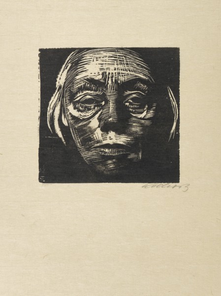 Self-Portrait, 1923. Creator: Kollwitz, Käthe (1867-1945).