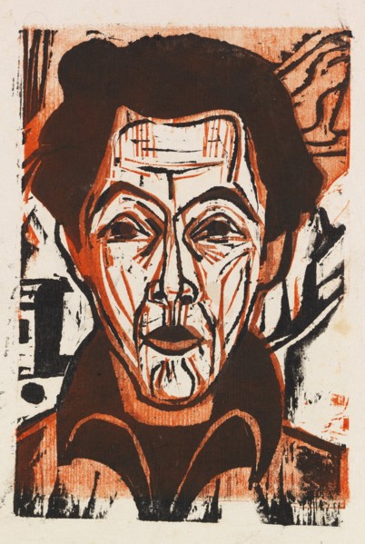 Self-Portrait, 1926. Creator: Kirchner, Ernst Ludwig (1880-1938).