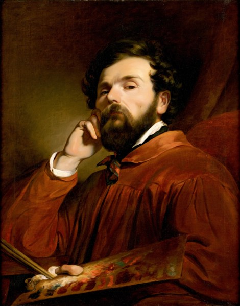 Self-Portrait, after 1846. Creator: Amerling, Friedrich Ritter von (1803-1887).