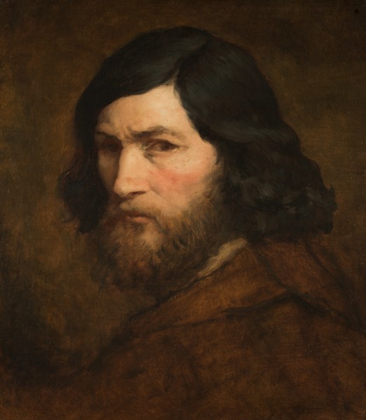 Self-Portrait, c. 1850. Creator: Millet, Jean-François (1814-1875).