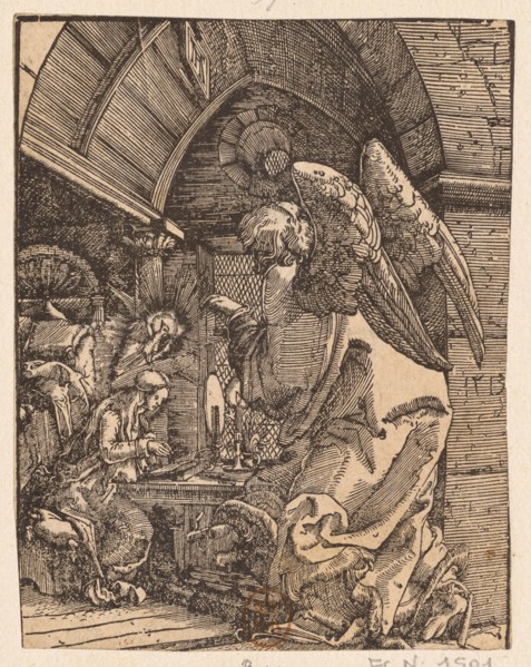 The Annunciation, 1513. Creator: Altdorfer, Albrecht (c. 1480-1538).
