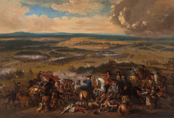 The Battle of Speyerbach on 15 November 1703, 1700s. Creator: Anonymous.