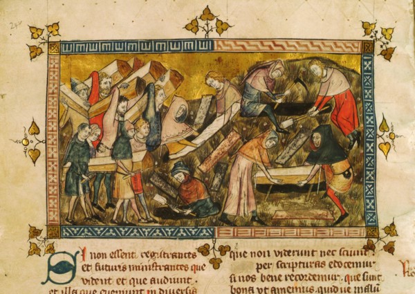 L'enterrement des victimes de la peste à Tournai