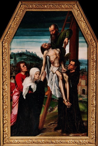 The Descent from the Cross, 1528. Creator: Benson, Ambrosius (1495-1550).