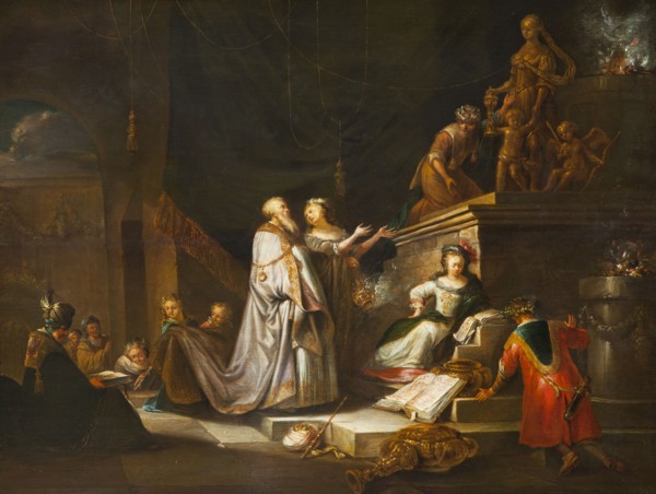 The Idolatry of King Solomon. Creator: Verdoel, Adriaen (c. 1620-1675).