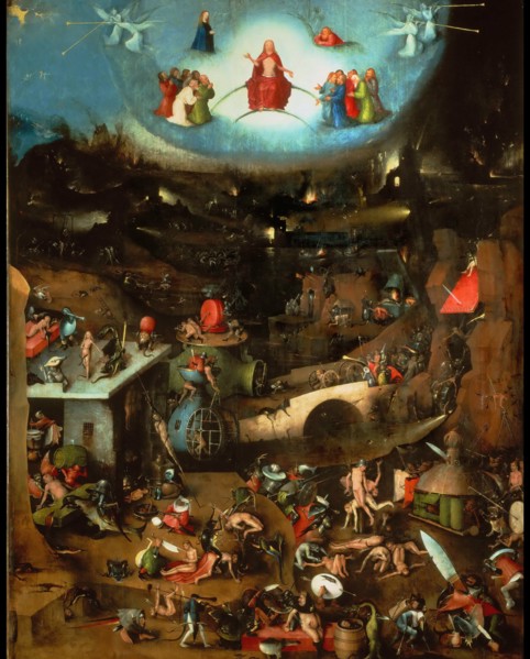 The Last Judgment (Triptych, central panel), ca 1485. Creator: Bosch, Hieronymus (c. 1450-1516).