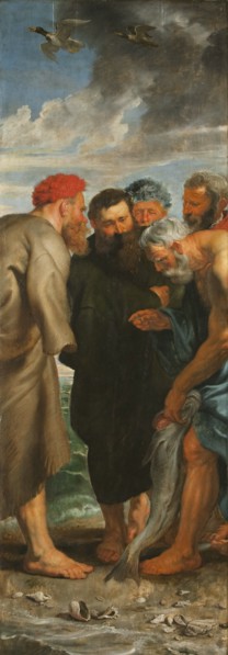The Miraculous Draught of Fishes (Triptych, left panel), 1618-1619. Creator: Rubens, Pieter Paul (1577-1640).