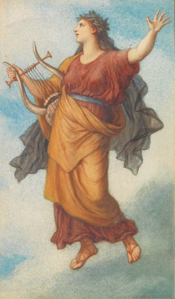 The Muse Polyhymnia, 1892. Creator: Griepenkerl, Christian (1839-1916).