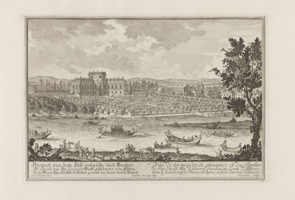 The Palais Althan in Vienna, 1719. Creator: Fischer von Erlach, Joseph Emanuel (1693-1742).