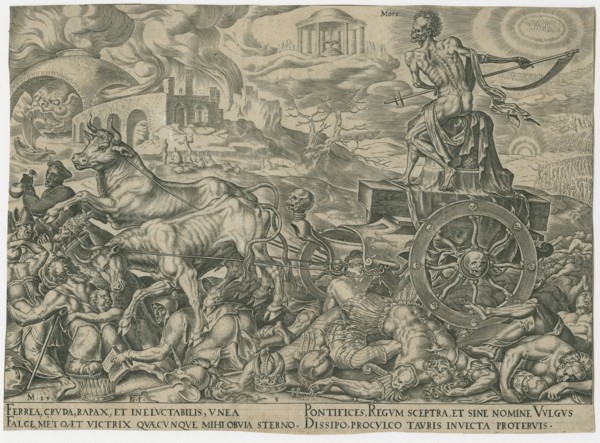 The Triumph of Death, c. 1565. Creator: Galle, Philipp (Philips) (1537-1612).