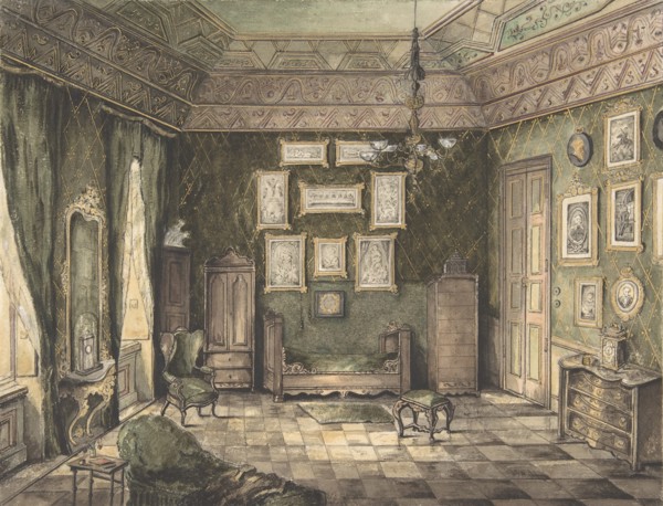 Design for Interior, 19th century. Creator: Anon.