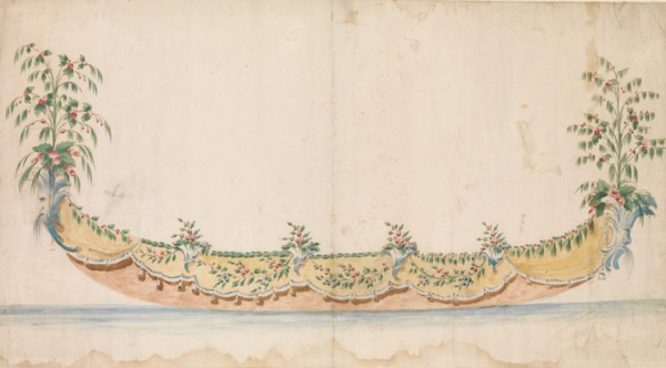 Design for a Gondola Decorated for a Festive Occassion, ca. 1750-1780 . Creator: Anon.