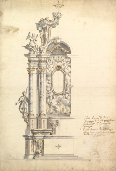 Design for an Altar, 1700-1780. Creator: Anon.